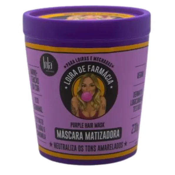 Lola Cosmetics Loira De Farmácia Máscara Matizadora 230g